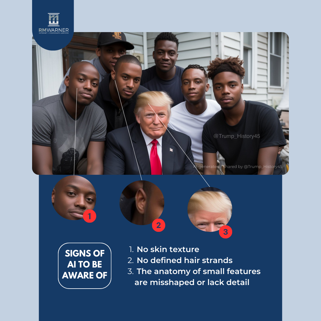 Donald Trump AI images with black voters