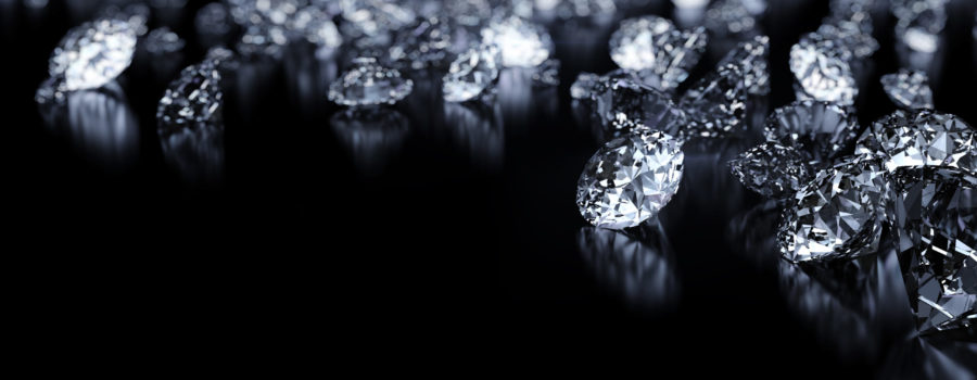 diamonds behind black background | RM Warner Inernet Law Firm