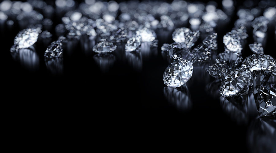 diamonds behind black background | RM Warner Inernet Law Firm