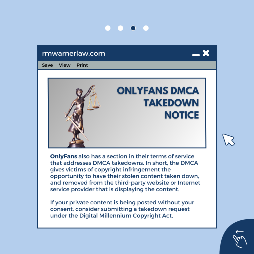 Onlyfans copyright law | Onlyfans DMCA takedown notice