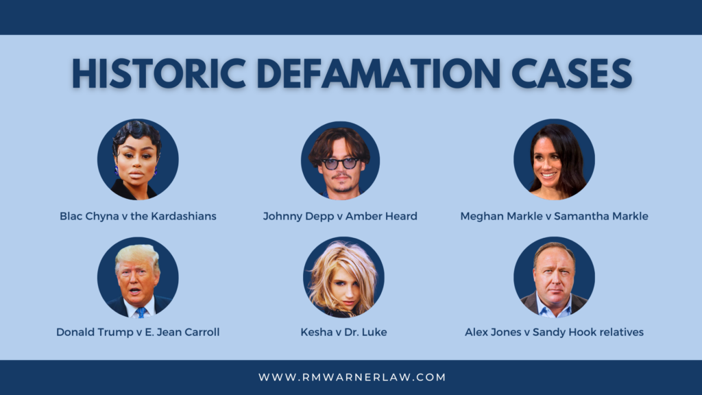 Famous defamation cases